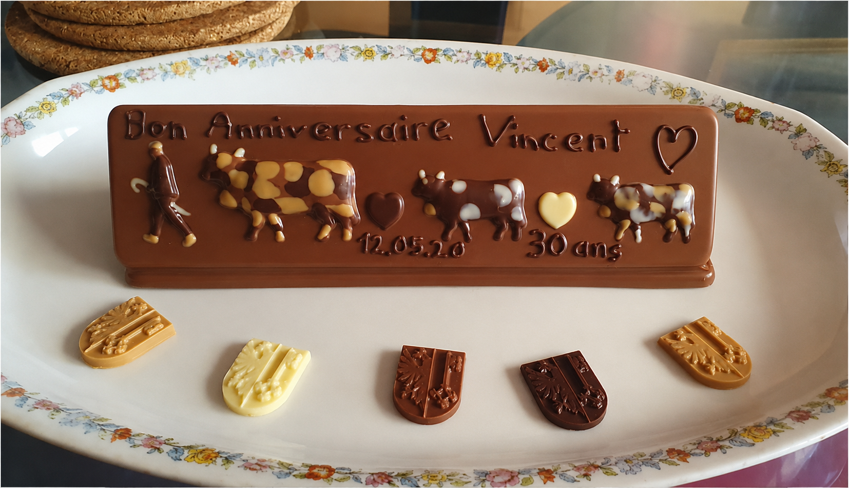 Réalisation de moule et création en chocolat personnalisée 35