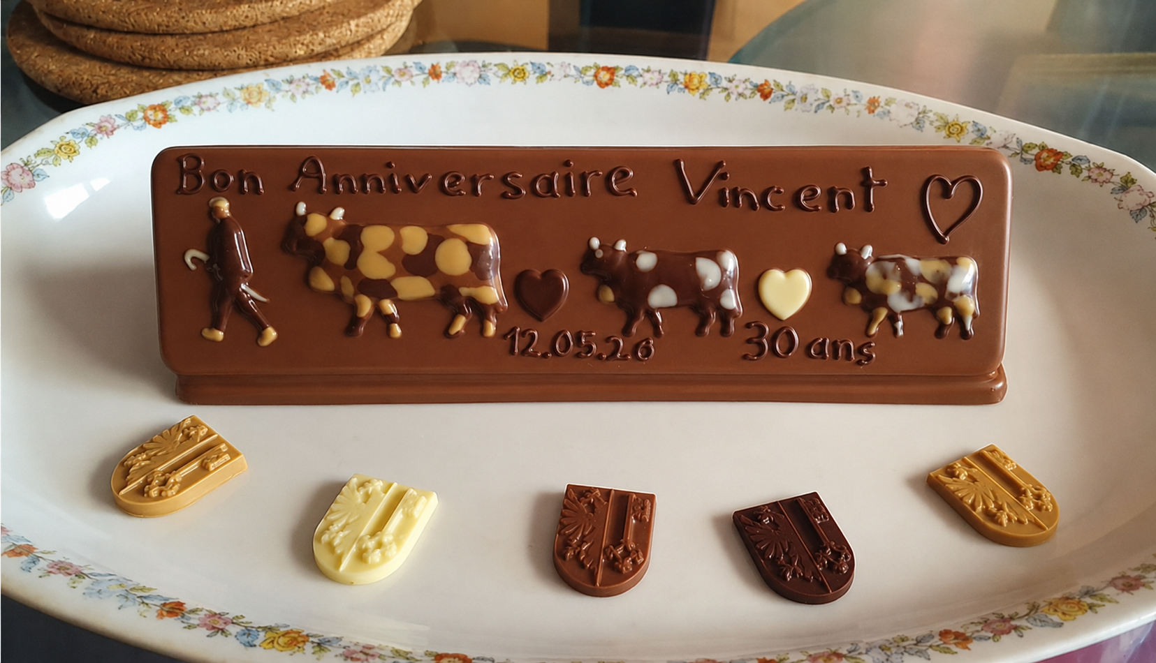 Réalisation de moule et création en chocolat personnalisée 53
